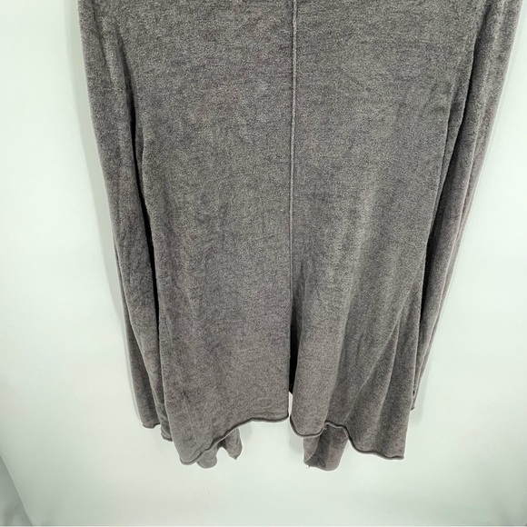 Barefoot Dreams CozyChic Ultra Lite Cardi Sweater Size S /M drape front gray - Picture 8 of 10